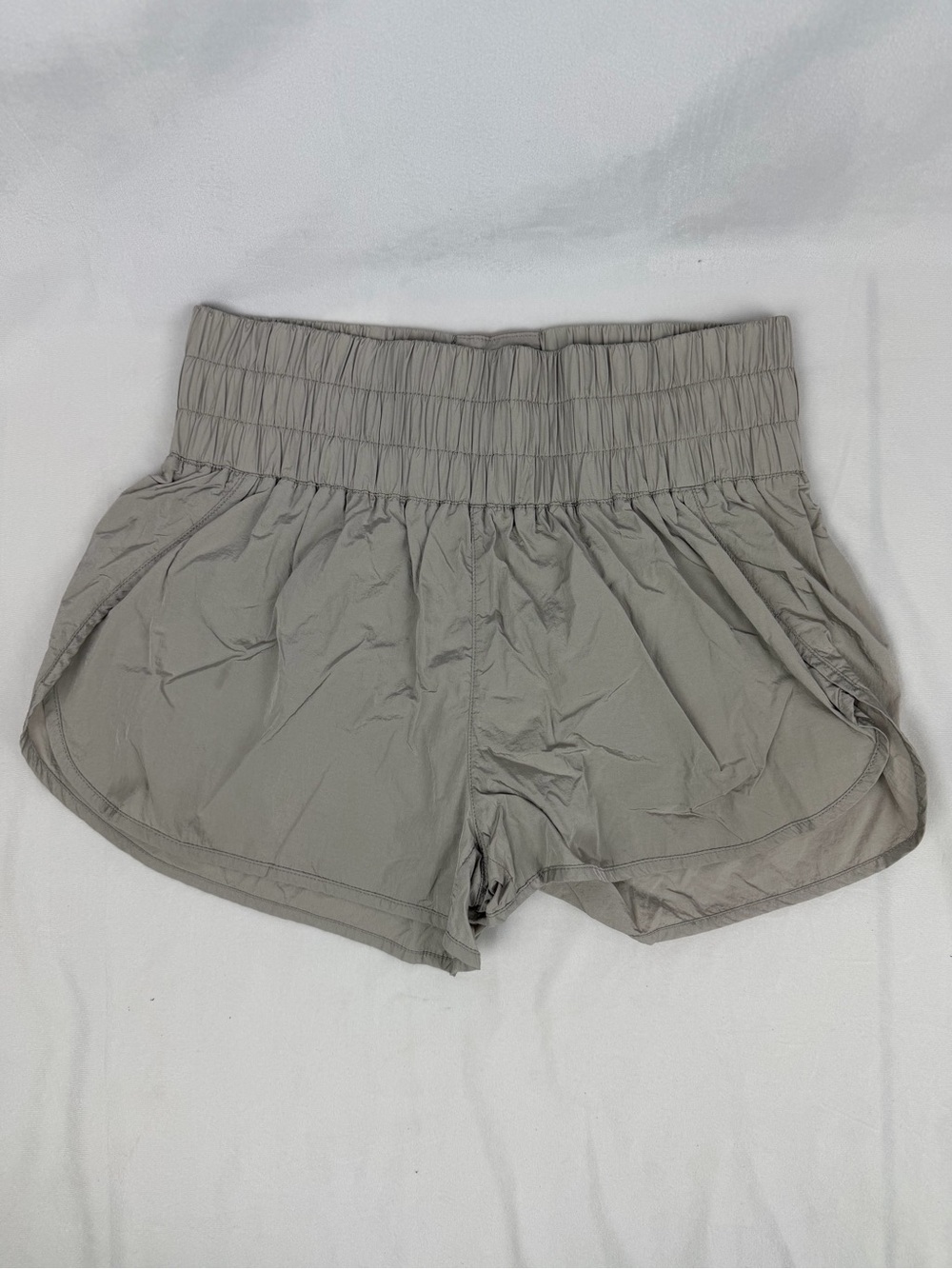 AS Revival Altar’d State Athletic Casual Shorts High Rise Women Sz M Taupe Gray